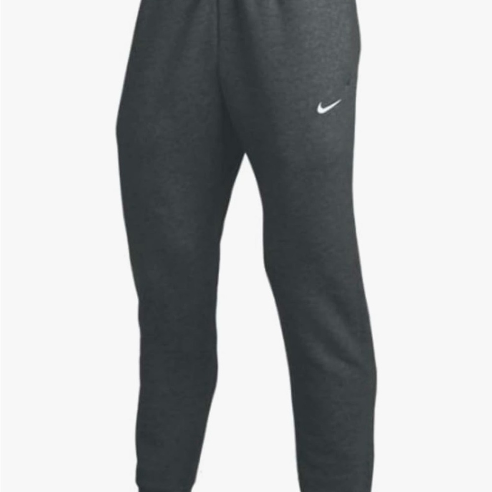 Nike Men’s Fleece Jogger Sweatpants Anthracite Sz L Brand New